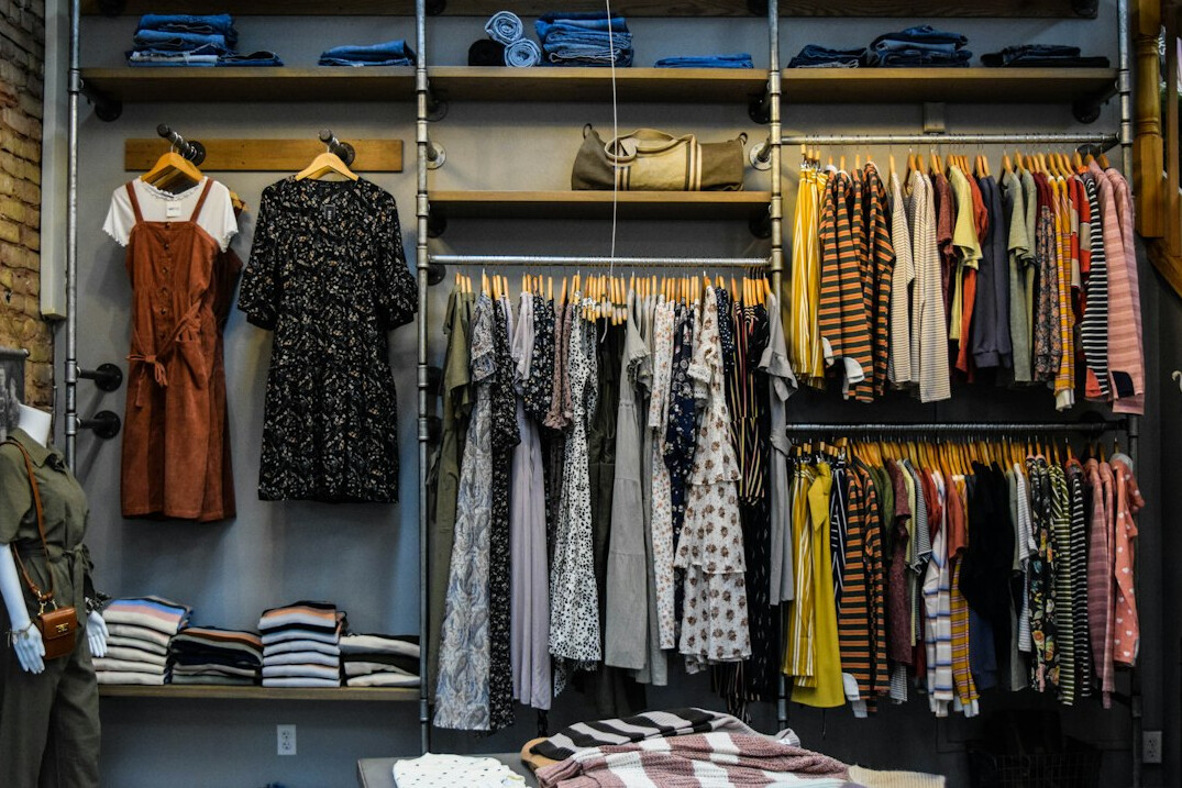 shoplifter in clothing store